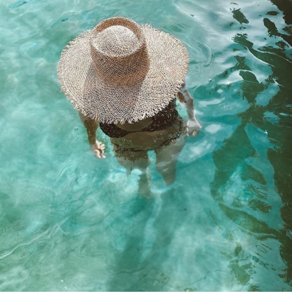 Ubí Organic Summer Braided Sun Hat Wide Brim - Picture 6 of 16